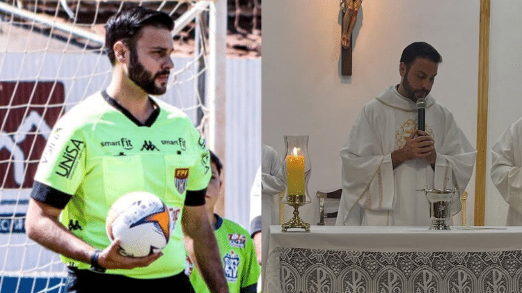 Padre Gabriel sonha em apitar grandes jogos 