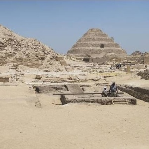 Necropole de Saqqara, no sul do Cairo - Ansa