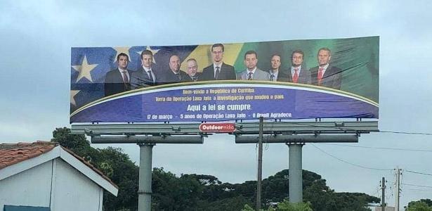 Ex-Lava Jato confessa ter pago outdoor da força-tarefa, mas não é punido