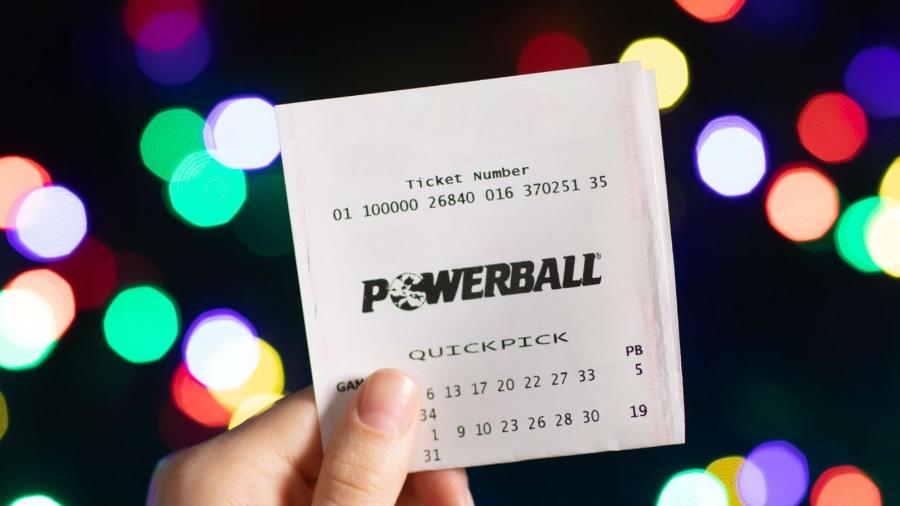 Bilhete da Powerball, que terá prêmio histórico de R$ 9,6 bilhões - The Lott/Divulgação