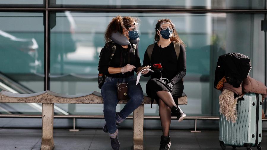 18.mar.2020 - Aeroporto internacional de Guarulhos - ROOSEVELT CASSIO/REUTERS