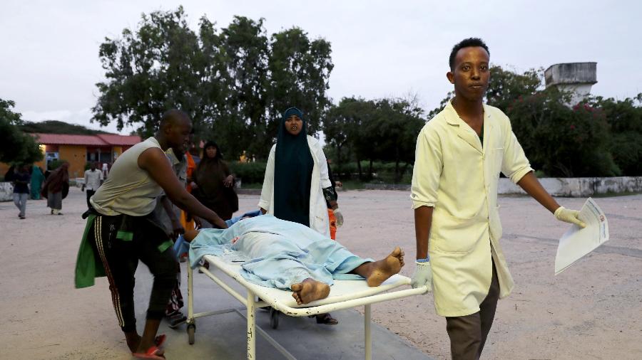 Explosão em hotel na Somália deixa feridos  - REUTERS/Feisal Omar