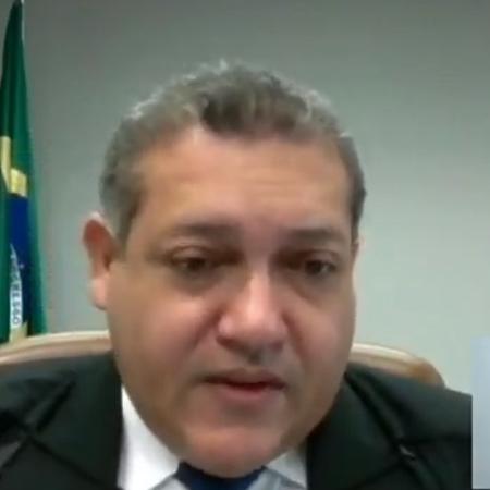 09.fev.2021 - Kassio Nunes Marques durante julgamento do STF sobre mensagens vazadas da Lava Jato - Reprodução