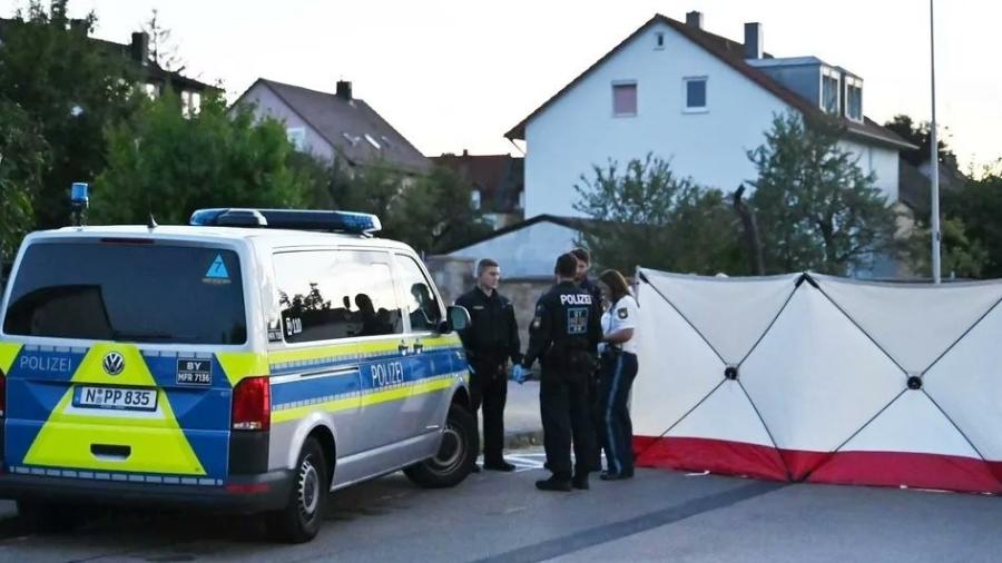 Polícia da Alemanha informou que investiga "contexto terrorista" que teria motivado homem de 30 anos a fazer ataque com faca na região da Baviera - N-TV/Reprodução de Vídeo