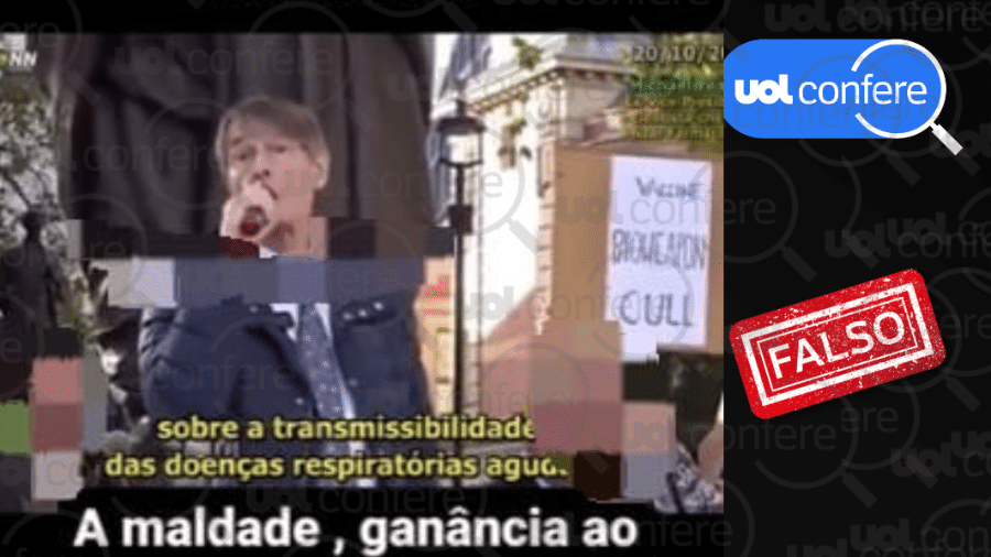 22.jan.2024 - Vacinas contra a covid não foram criadas para controle da população