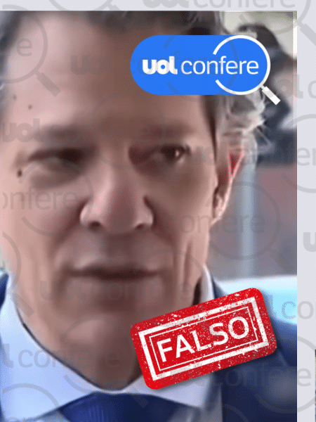29.jan.2025 - Haddad não disse que taxará pobres; vídeo foi alterado por IA 29.jan.2025 - Haddad não disse que taxará pobres; vídeo foi alterado por IA