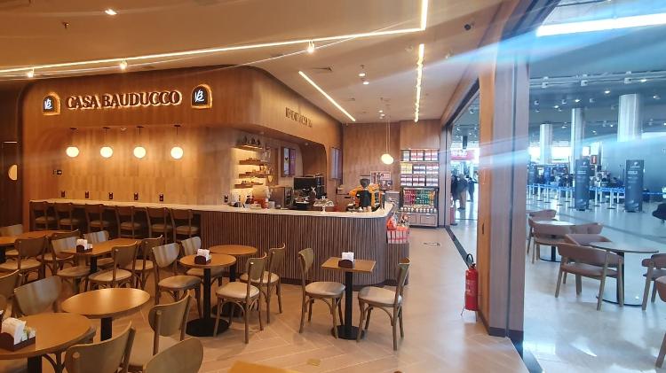 A Casa Bauducco tem nove unidades em aeroportos, sendo três no de Guarulhos