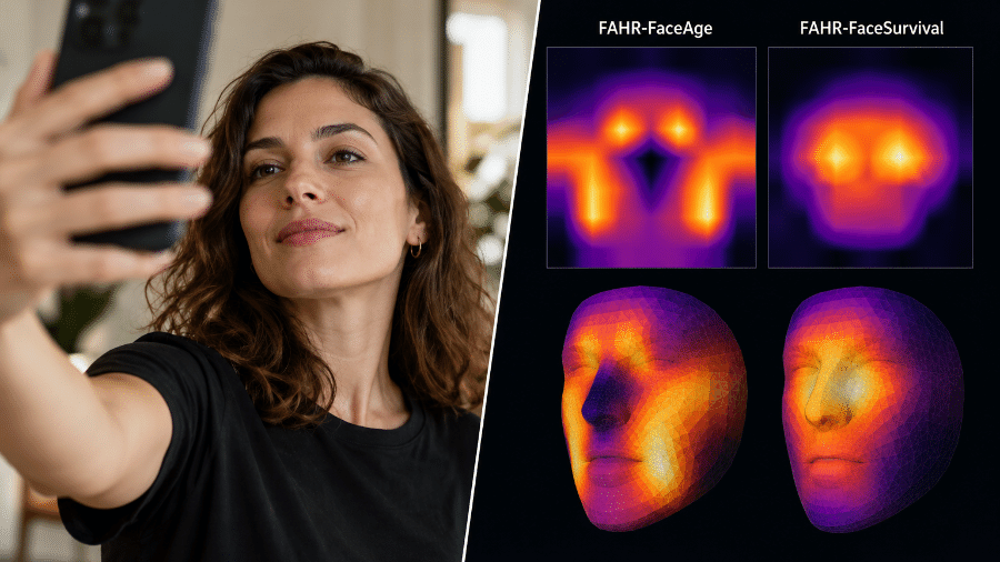 Estudo publicado na revista The Lancet Digital Health apresenta uma inteligência artificial capaz de estimar a idade facial e identificar associações com o risco de morte de pacientes com câncer a partir de fotografias do rosto