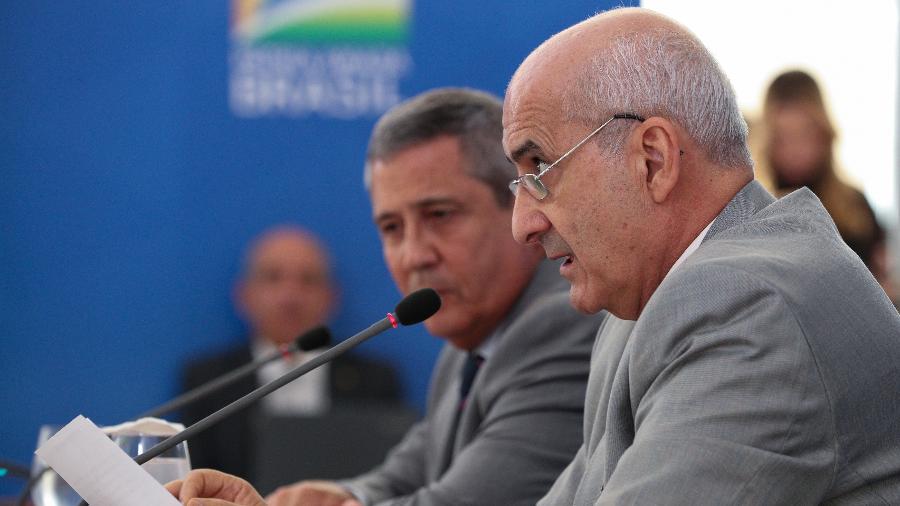 Ministros Luiz Eduardo Ramos e Walter de Souza Braga Netto - Marcos Corrêa/Presidência da República