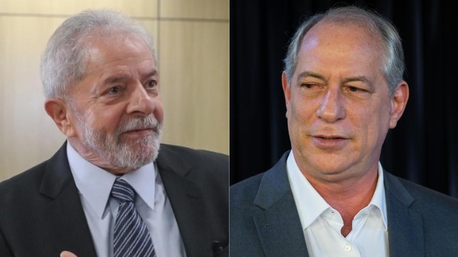 O ex-presidente Lula e Ciro Gomes - Ricardo Stuckert/Instituto Lula e Kleyton Amorim/UOL