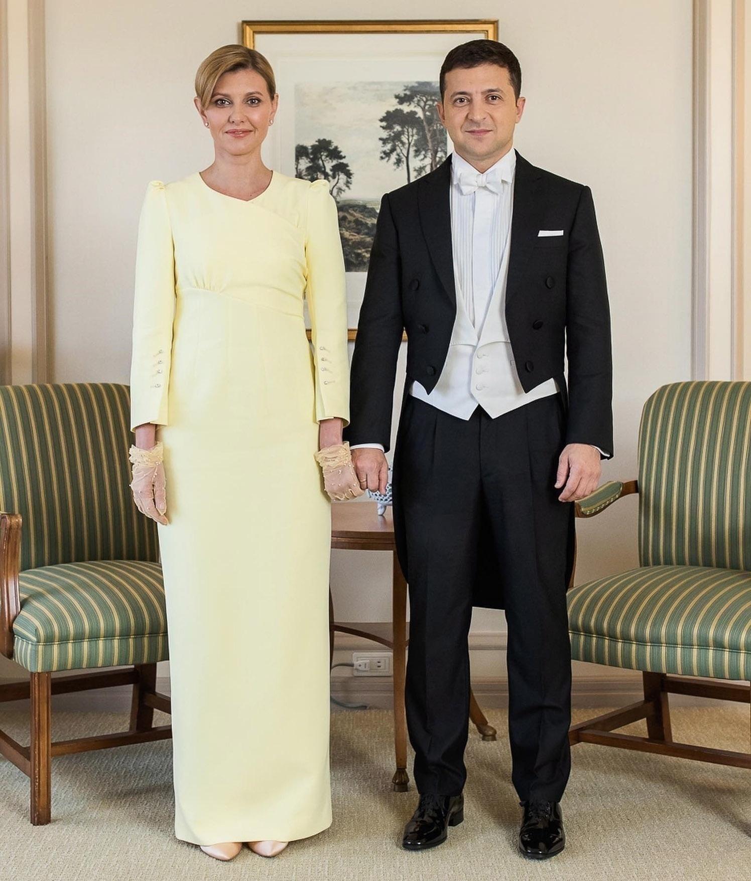 07.Jun.2022 - Volodymyr Zelensky with his wife, First Lady Olena Zelenska, who is in the news around the world. - reproduction