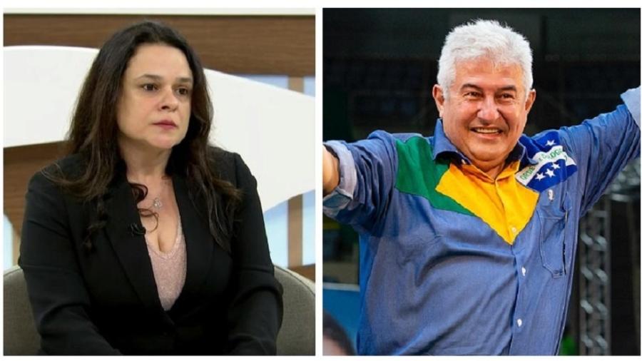 Deputada estadual Janaina Paschoal (PRTB) e ex-ministro Marcos Pontes (PL) - Reprodução