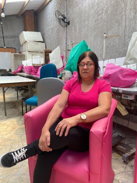 Matilde Gesteira conta que perdeu parte do telhado de casa e alimentos recém-comprados que estavam na geladeira