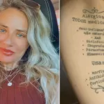 Cansada de sufoco, ela fez tattoo para se salvar: 'Médicos acham o máximo'