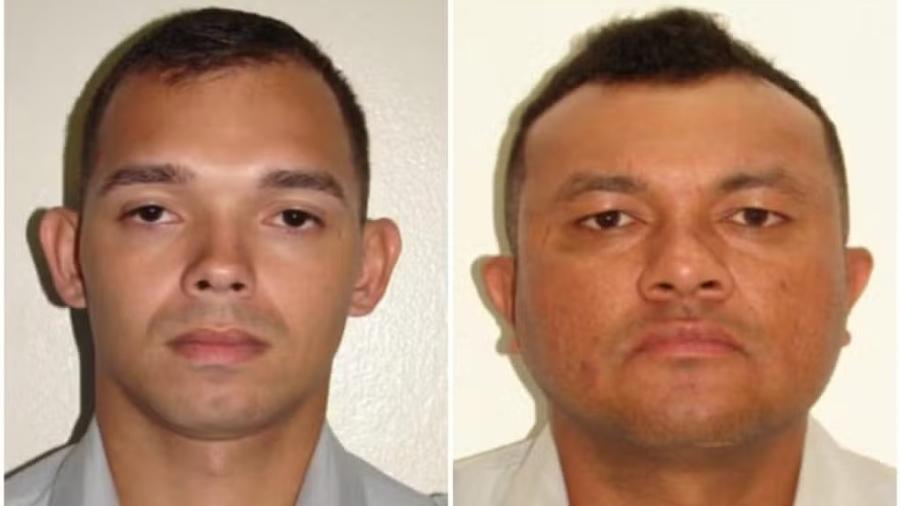 Os militares Cássio Teixeira e Elder Silva estão presos desde sexta-feira 