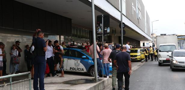 Rodoviária Novo Rio suspendeu as viagens na tarde em que um sequestrador armado atirou e fez reféns