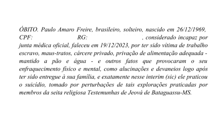 Despacho MPF