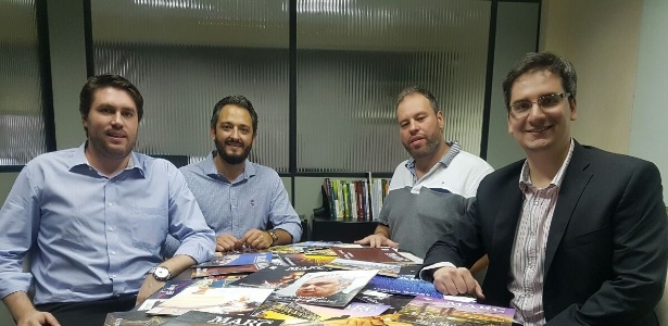 Os sócios da Localize, da esquerda para direita: Aldo Moscardini, Lucas Gouvêa, Flávio Goeldner e Marcelo Quintas