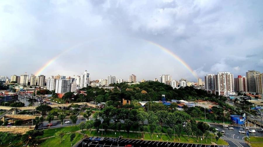 Imagem aérea da cidade de São Bernardo, no estado de São Paulo - Divulgação/Instagram