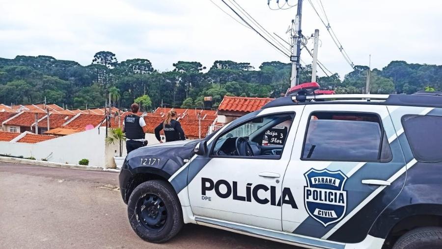 No Paraná, agentes cumpriram mandados na Operação Resguardo - Divulgação/Polícia Civil do Paraná