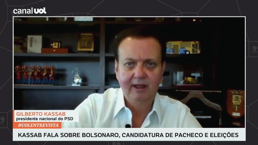Kassab reiterou o convite para que Pacheco dispute o Planalto pelo PSD - UOL