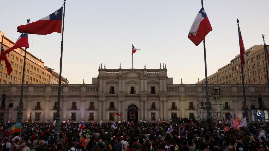 O Palácio La Moneda, em Santiago, no Chile - Ailen Diaz/Reuters