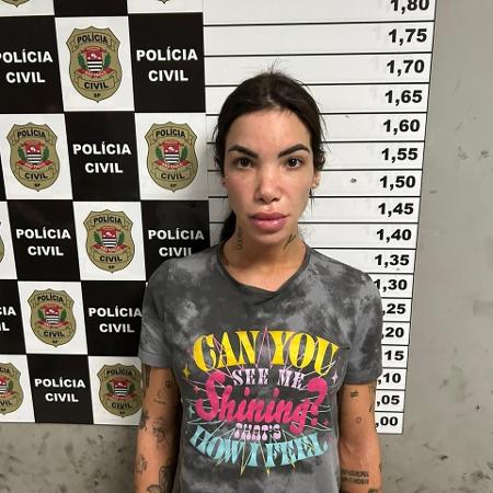 Vitória Guarizo Demito, presa por suspeita de roubo e tortura