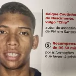Câmera na farda de PM morto em Santos ajudou a identificar suspeito
