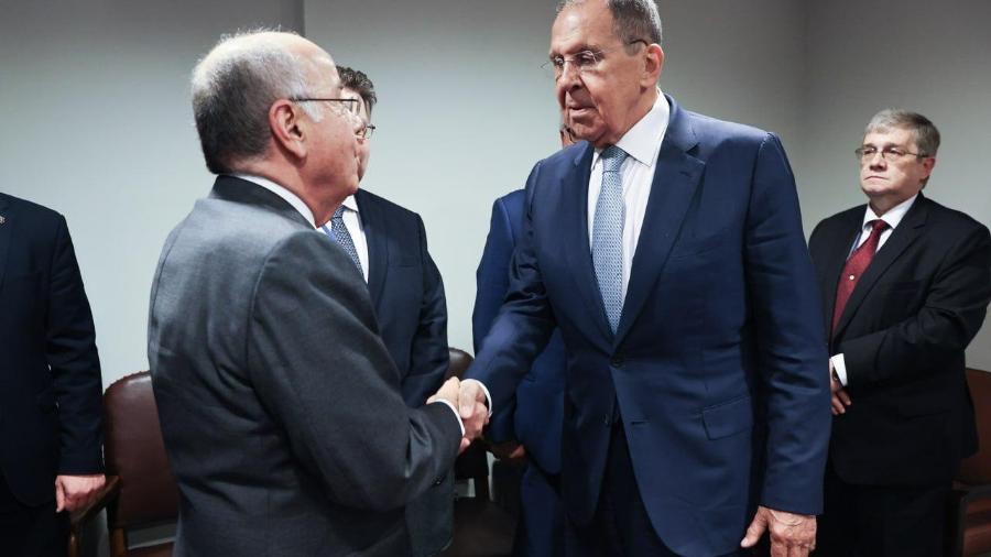 Os ministros Mauro Vieira e Sergei Lavrov se reúnem em Nova York nesta sexta-feira