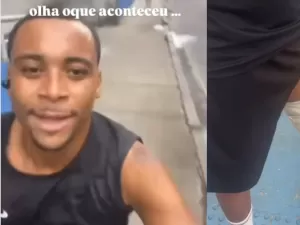 Homem grava momento em que é baleado na perna durante corrida em rua no RJ