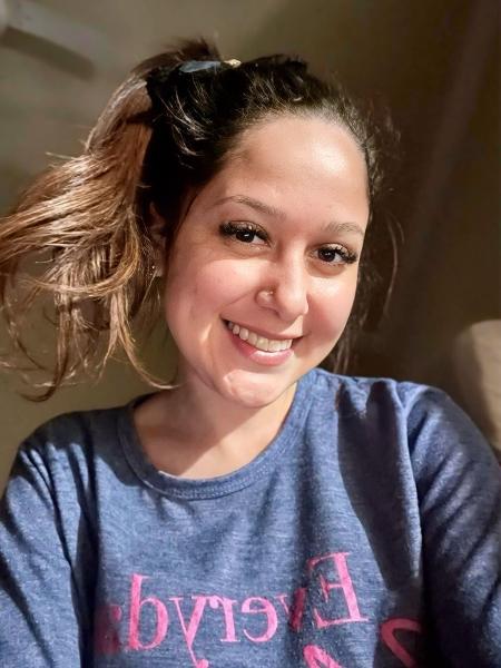 Caroline mora em Taquarituba (SP) e viajou com a família para comemorar o réveillon no Guarujá - Arquivo Pessoal