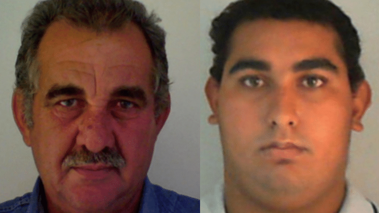 Antônio Buscariollo e Paulo Ricardo Costa Buscariollo, pai e filho, são suspeitos de envolvimento no desaparecimento de quatro homens em Icaraíma, no interior do Paraná