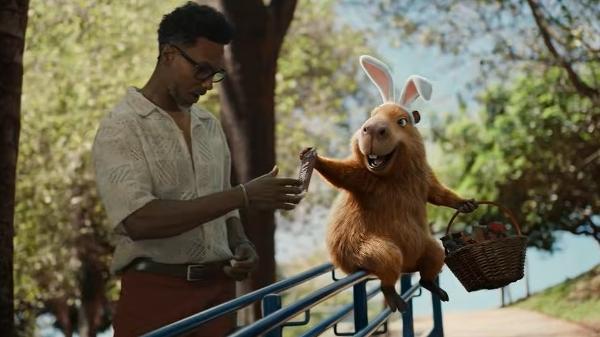 Campanha publicitária da Hershey's aposta na 'Capibarra da Páscoa'