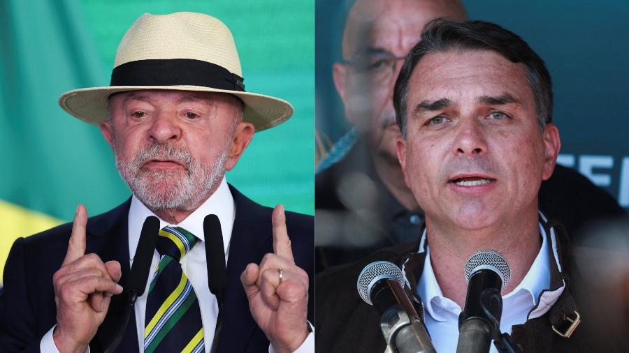 Montagem Lula e Flávio Montagem Lula e Flávio