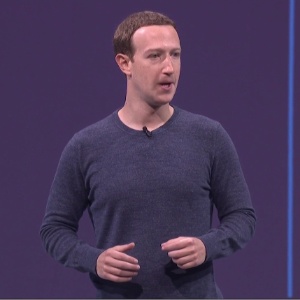 Mark Zuckerberg, executivo-chefe do Facebook, se apresenta na F8 - Reprodução