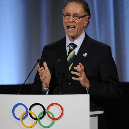2.out.2009 - Carlos Arthur Nuzman, então presidente do COB, apresentou o Rio durante votação para a escolha da sede dos Jogos Olímpicos de 2016, em Copenhague (Dinamarca)