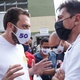 27 out. 2020 - Guilherme Boulos (Psol) fala aos eleitores em Heliópolis, zona Sul da cidade de São Paulo - ETTORE CHIEREGUINI/ESTADÃO CONTEÚDO