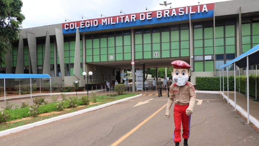 A filha do presidente Jair Bolsonaro, Laura, foi admitida no Colégio Militar de Brasília mesmo sem ter realizado o processo seletivo - Divulgação/Colégio Militar de Brasília