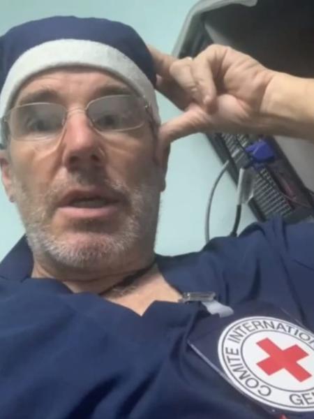 Tom Potokar, médico da Cruz Vermelha que atua na Faixa de Gaza