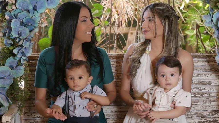 Eunice, Noah, Milena e Louis: mulheres engravidaram na mesma época Eunice, Noah, Milena e Louis: mulheres engravidaram na mesma época