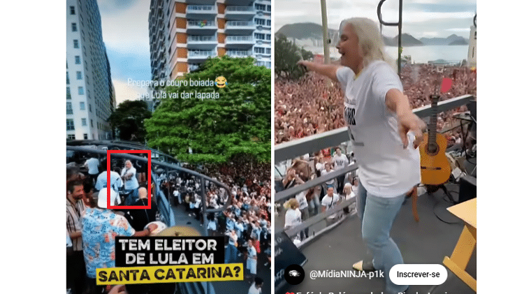 Vídeo é de ato contra PL da Dosimetria no Rio, e não comício de Lula em SC