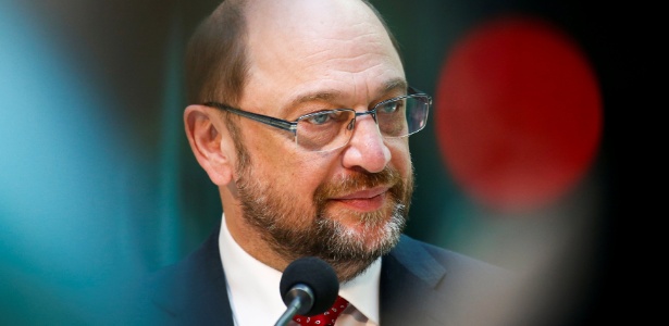 O candidato à Chancelaria alemã pelo Partido Social-Democrata Martin Schulz em Berlim (Alemanha) - Fabrizio Bensch/Reuters
