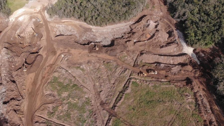 5.jul.2019 - Área que os bombeiros chamam de Remanso 2, onde foi encontrado hoje mais um corpo quase intacto - Divulgação/CBMMG