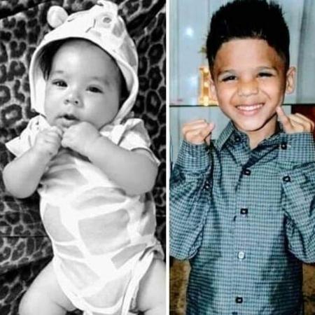 Anthony Gael Felix Oliveira, 6 meses, e Richard Gabriel Felix Oliveira, 6, mortos em decorrência das chuvas em Ibirité (região metropolitana de BH) - Reprodução
