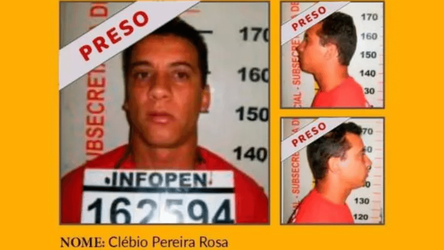 Clébio Pereira Rosa, de 42 anos, um dos 21 criminosos mais procurados pela polícia de Minas Gerais - Divulgação/Secretaria de Segurança Pública-MG