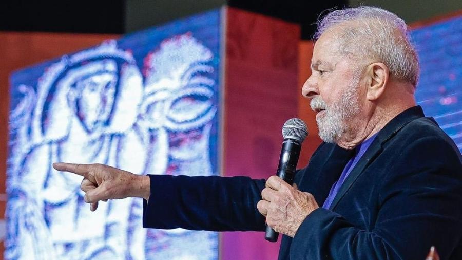 O ex-presidente Lula (PT), em evento de pré-campanha à presidência - Ricardo Stuckert