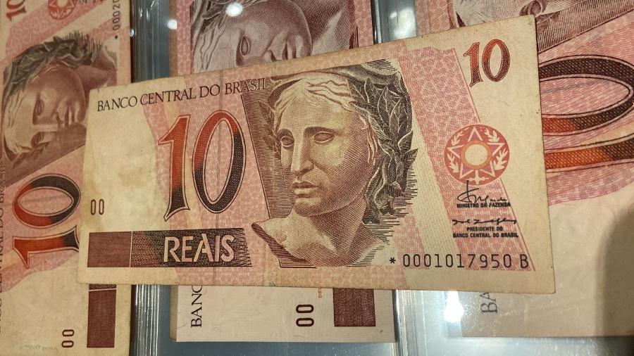 Notas raras: Cédula de R$ 10 com asterisco pode valer até R$ 4.000 - André Rigue/Arquivo Pessoal