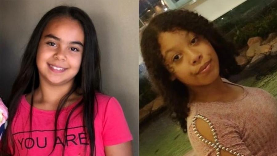 Ana, de 10 anos, e a prima Mitchaelly, de 13, morreram em grave acidente no interior de São Paulo - Reprodução/ Facebook