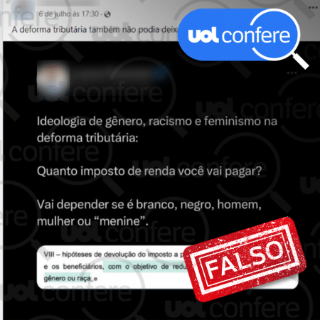 13.jul.2023 - Reforma tributária aprovada em segundo turno no dia 6 de julho não alterou Imposto de Renda, mas tributações sobre bens e serviços