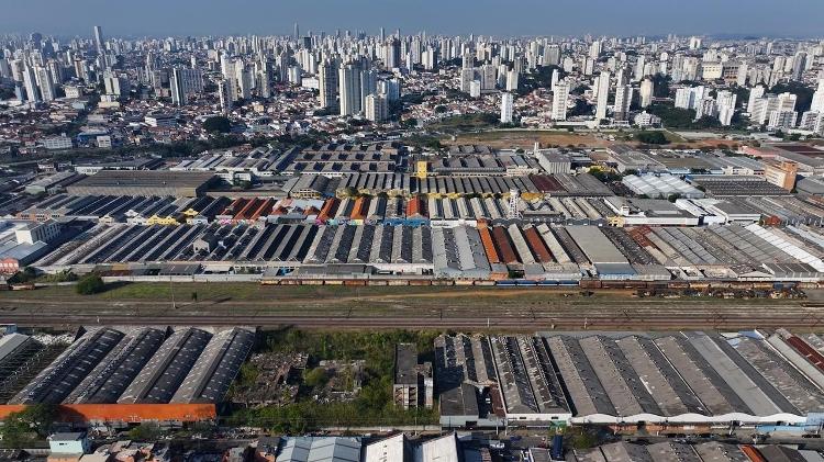 Região de galpões na Mooca: ociosa desde o êxodo industrial